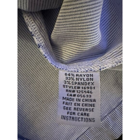 Habitat Clothes To Live In Blue & White Striped Button Shirt/Jacket Size M - Picture 4 of 7